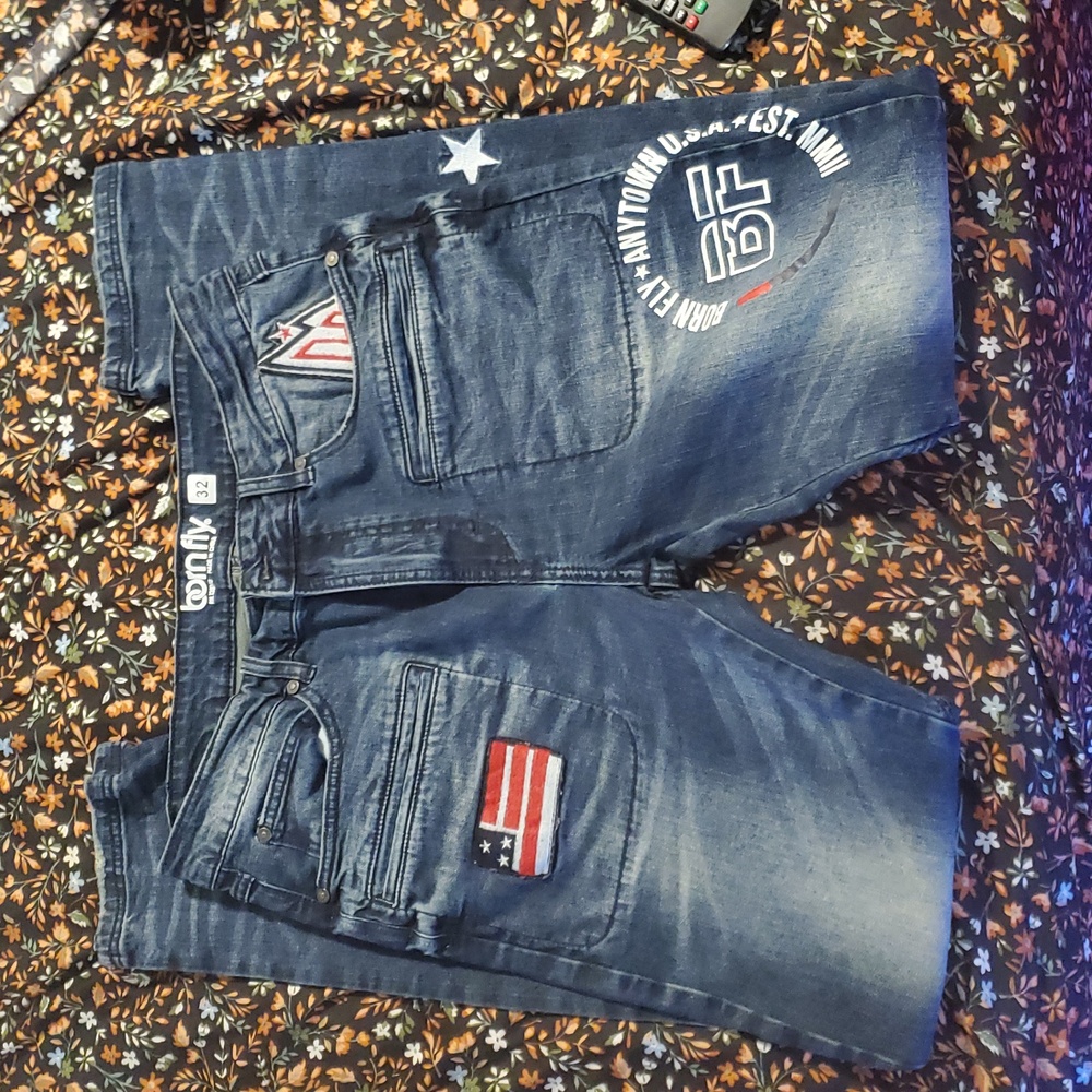 Born Fly Anytown USA Flyer Than You Denim Jeans
